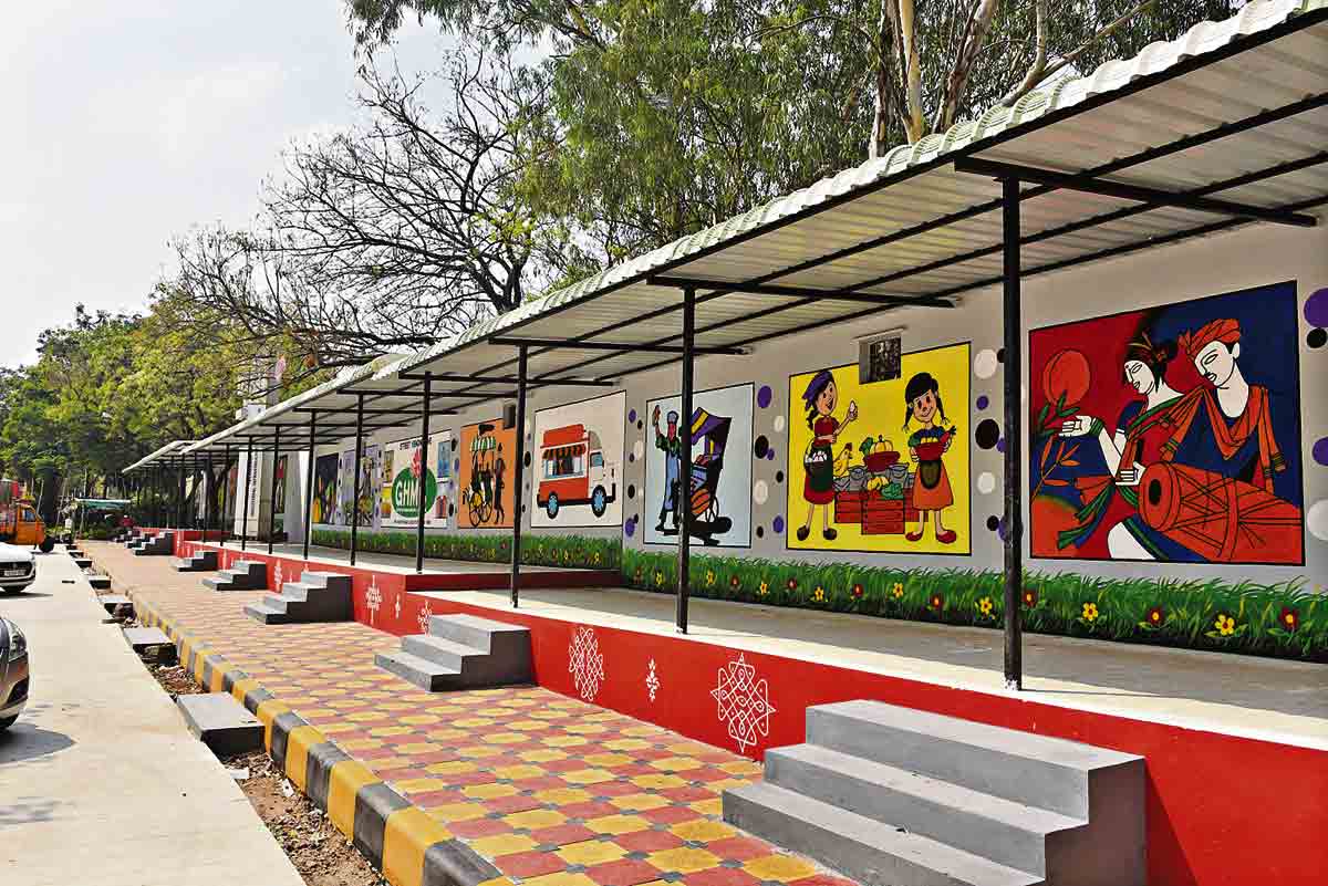 Street vending zones in Hyderabad change face of roads