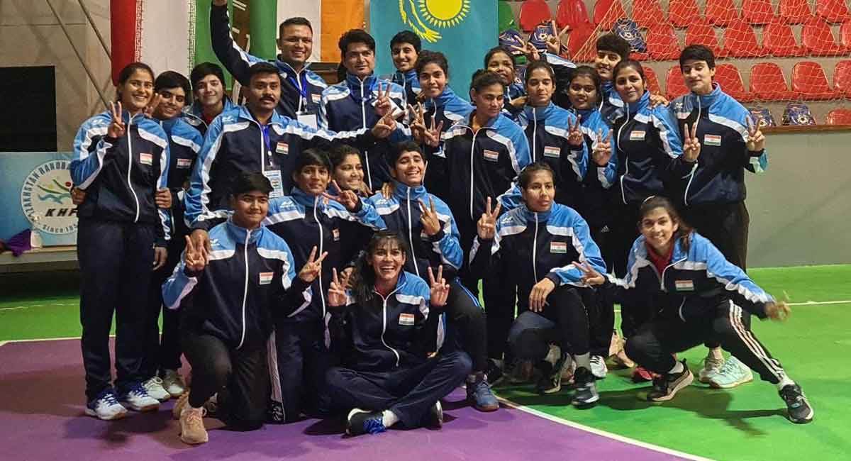 Indian women’s junior handball team wins maiden gold at Asian junior championships