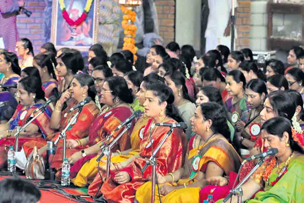 Tyagaraja Aradhana Music Festival held in Hyderabad