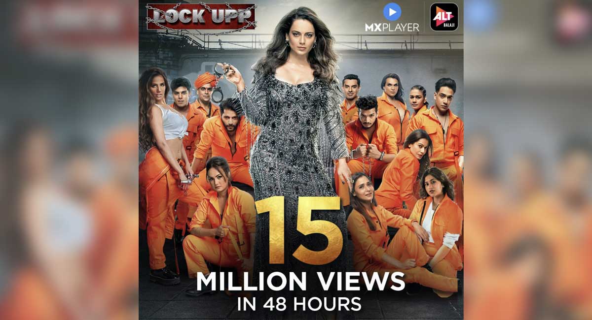 Kangana Ranaut’s Lock Upp garners an astounding 15 million views