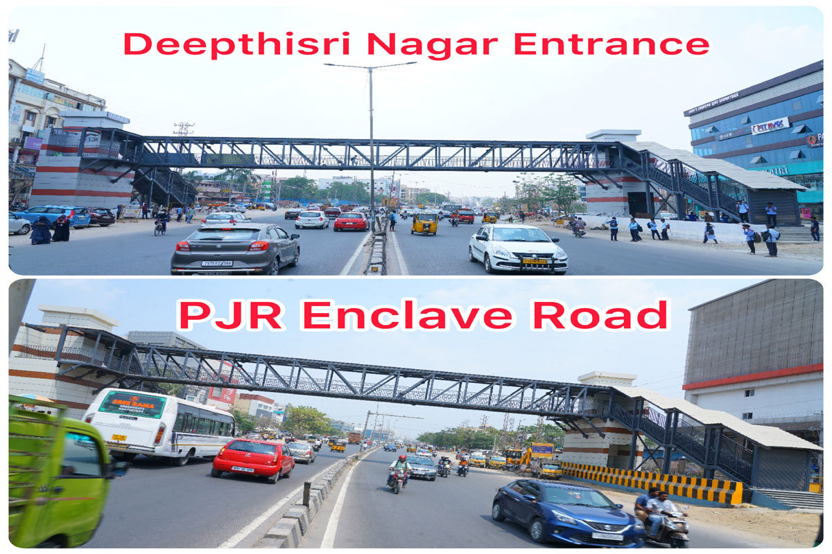 Hyderabad: Two footover bridges inaugurated in Chandanagar