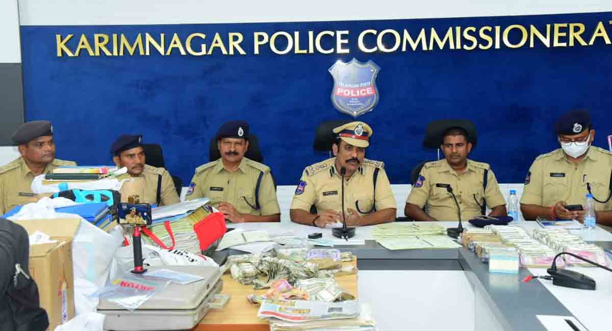 Cops carry out raids on illegal money lenders in Karimnagar