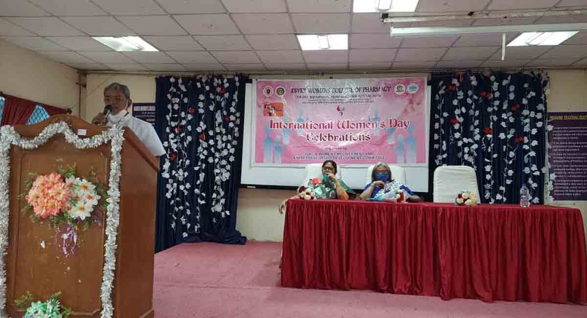 Hyderabad: RBVRR Women’s College of Pharmacy celebrates Women’s Day