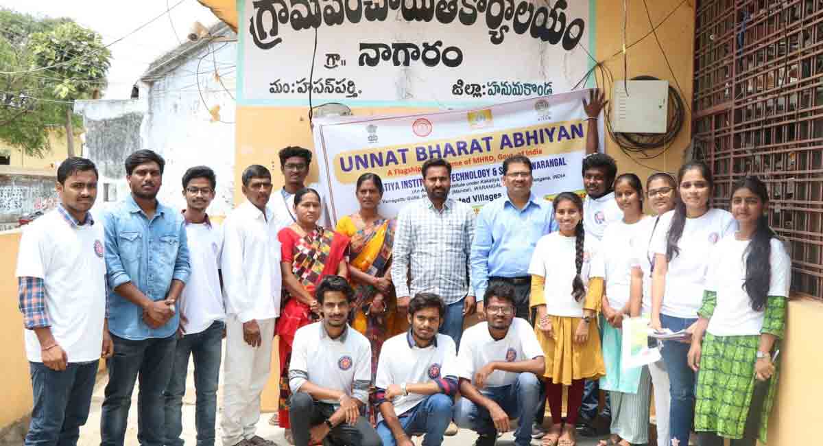 Warangal: Unnat Bharat Abhiyan held at Nagaram village