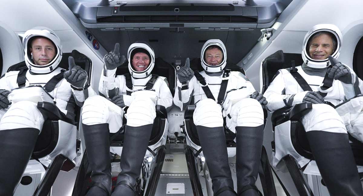 First US private astronaut mission to space station to return on Sunday