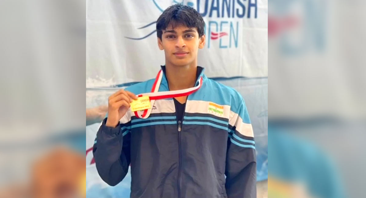Madhavan’s son Vedaant wins gold in Denmark Open swimming