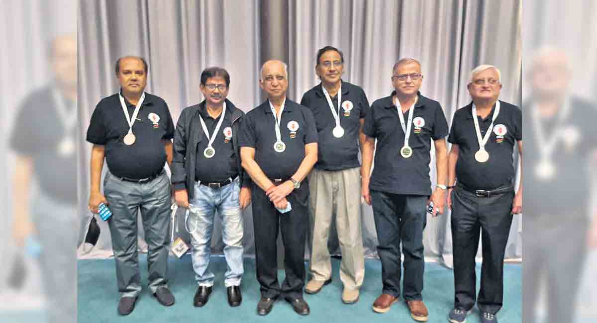 Indian seniors team wins silver at World Bridge Championship