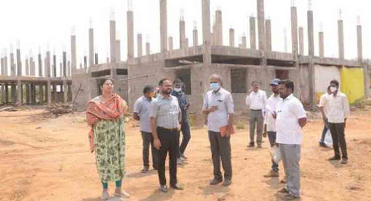 Mahabubabad Collector directs officials to expedite construction of 2BHK houses