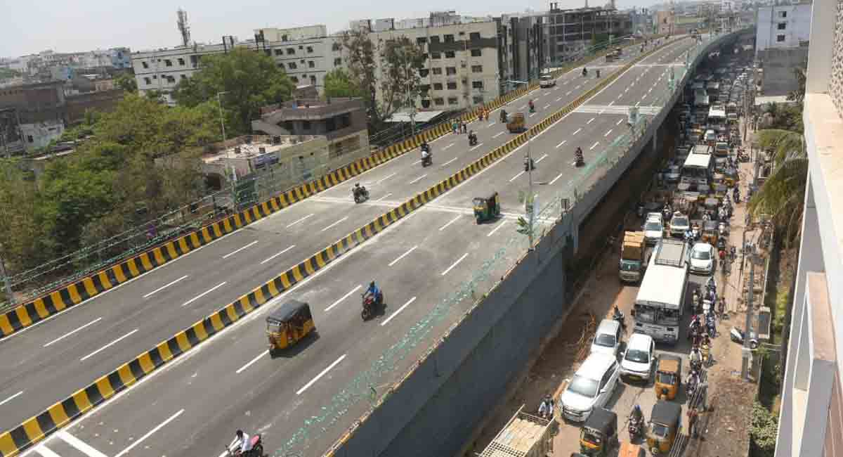 Hyderabad: Bahadurpura flyover opened for public