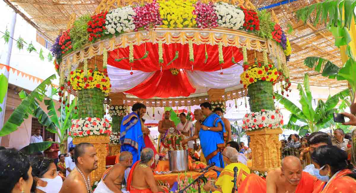 Sri Rama Navami celebrated on grand scale in Vemulawada