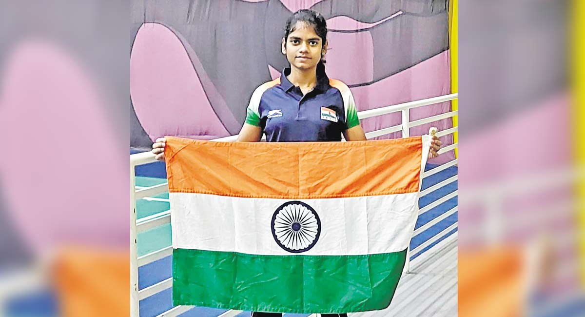 Shuttler Anika achieves rare feat, clinches three gold in Deaflympics