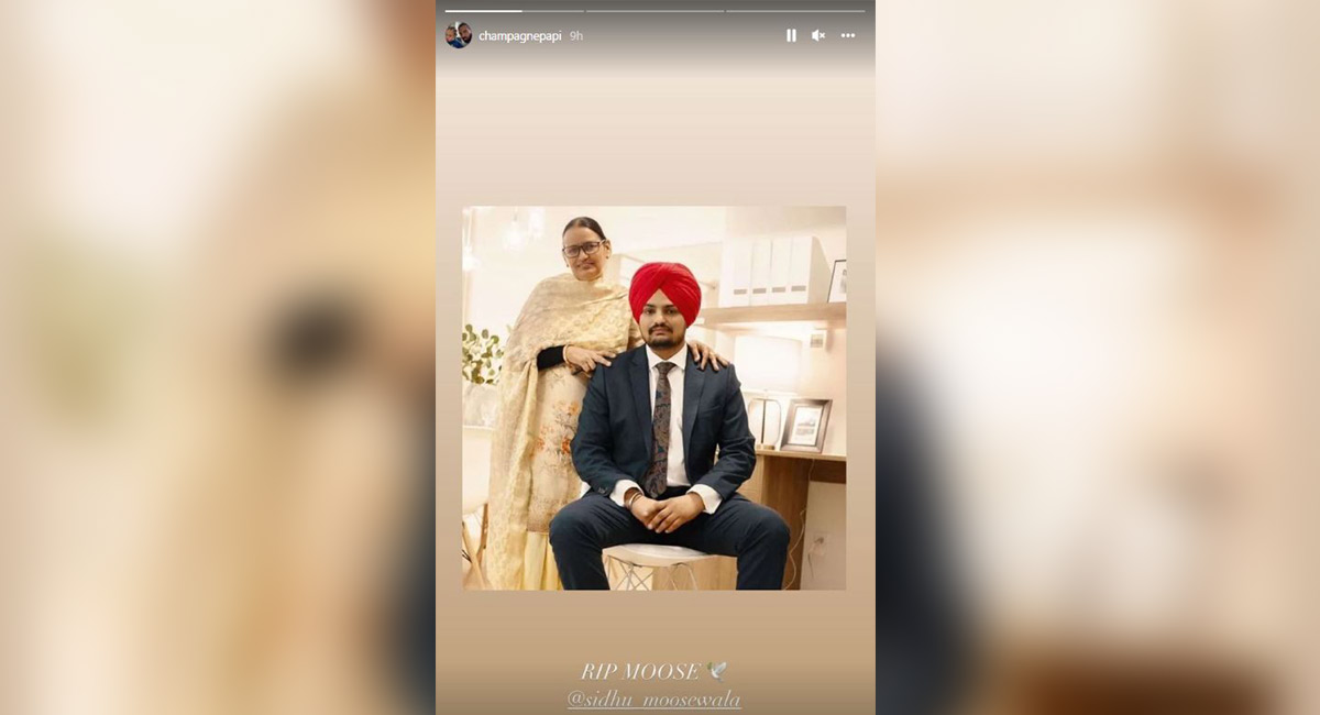 Drake condoles Punjabi singer Sidhu Moosewala’s death