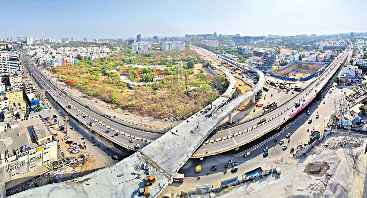 Hyderabad: Shilpa Layout-ORR flyover an engineering feat