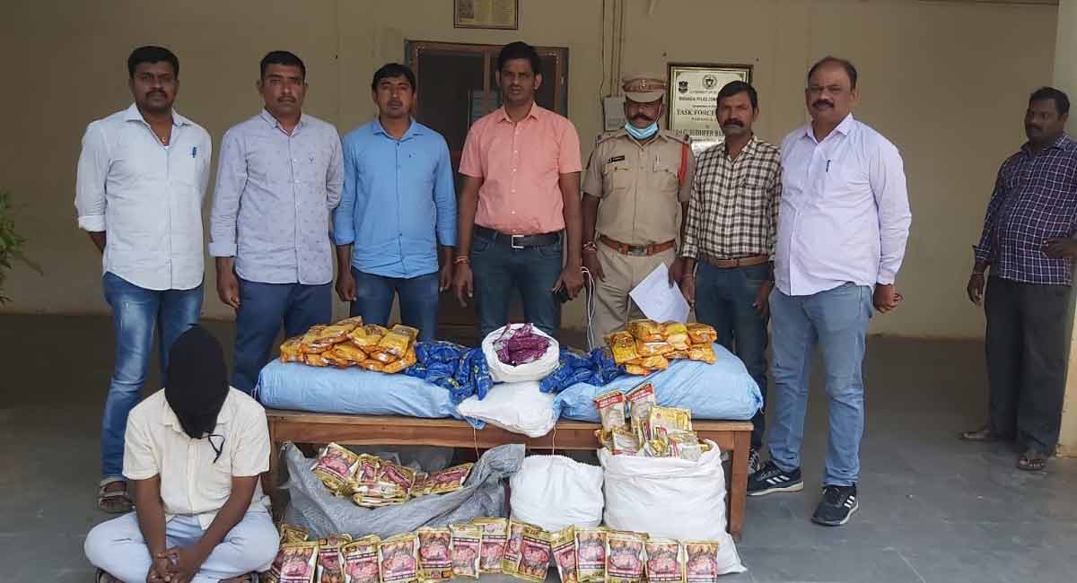 Gutka worth Rs 1.90 lakh seized in Warangal