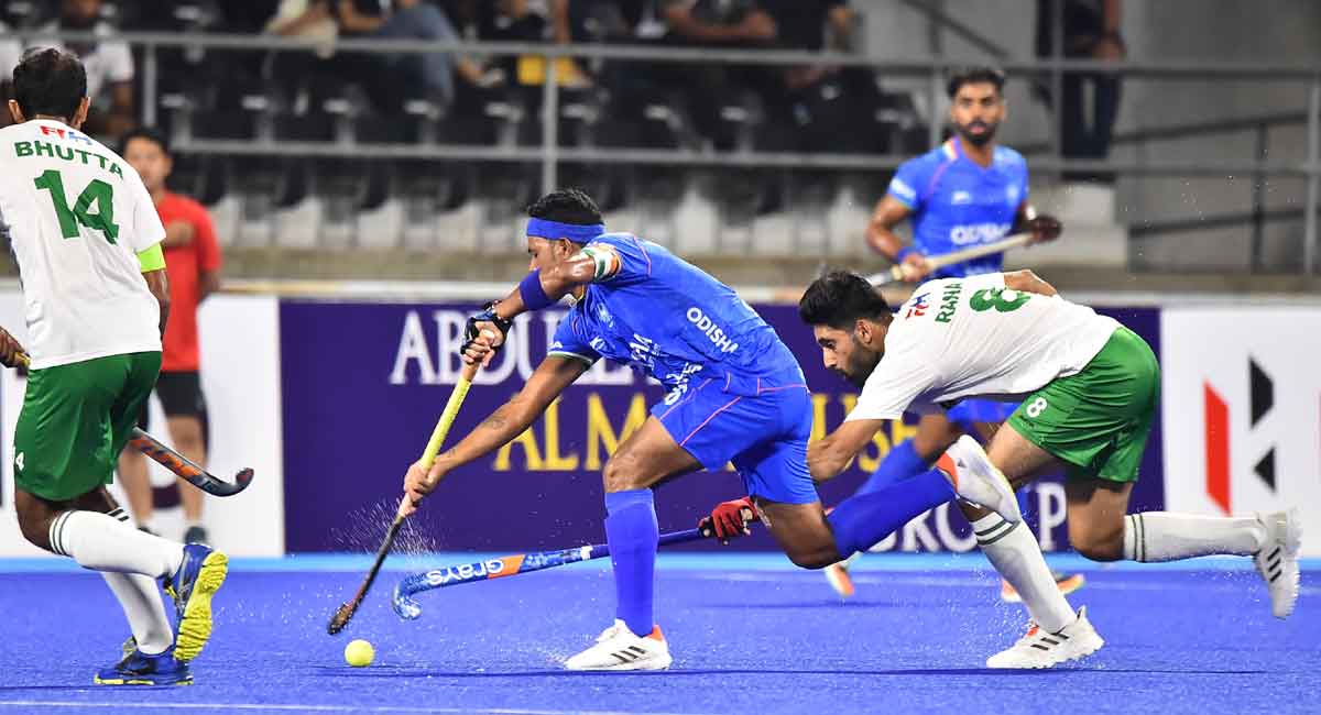 Asia Cup 2022: Pakistan hold India to 1-1 draw in opening Pool A match