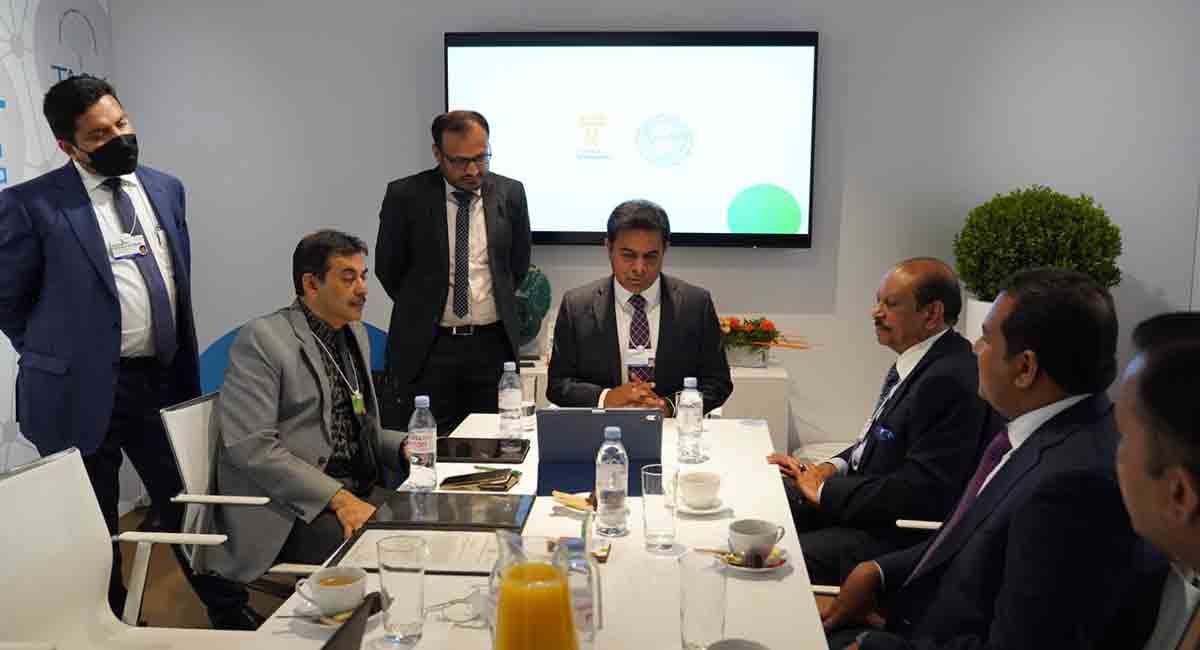 Day one of Davos trip, KTR brings over Rs 600 crore investments for Telangana