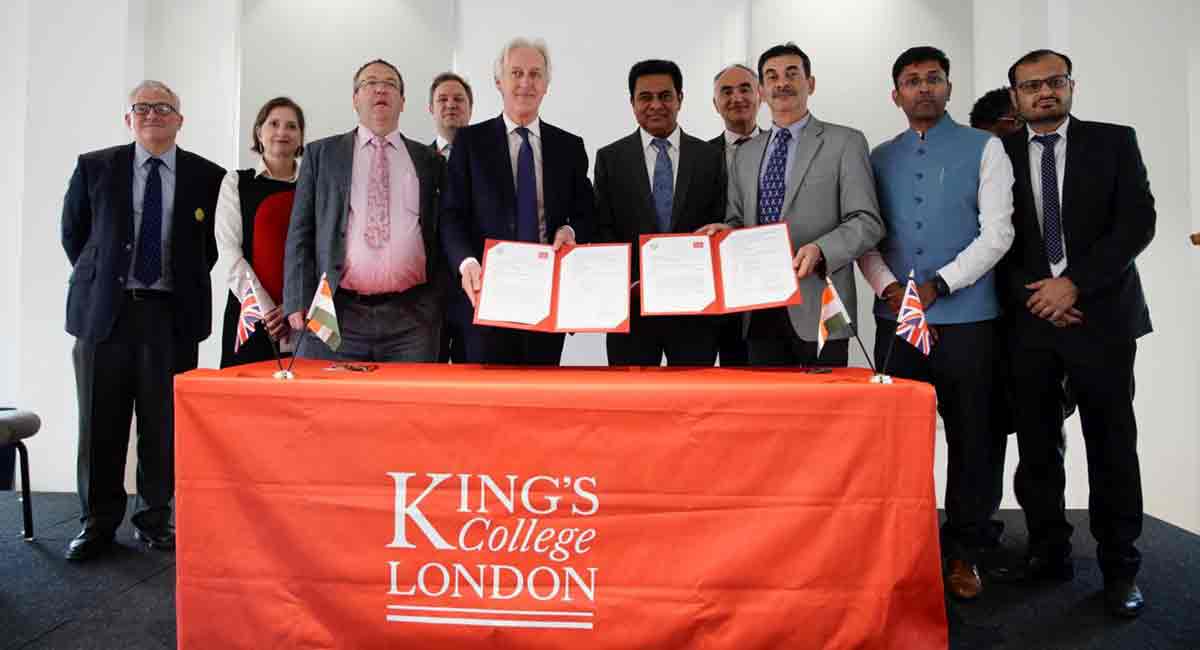 Telangana inks pact with King’s College London