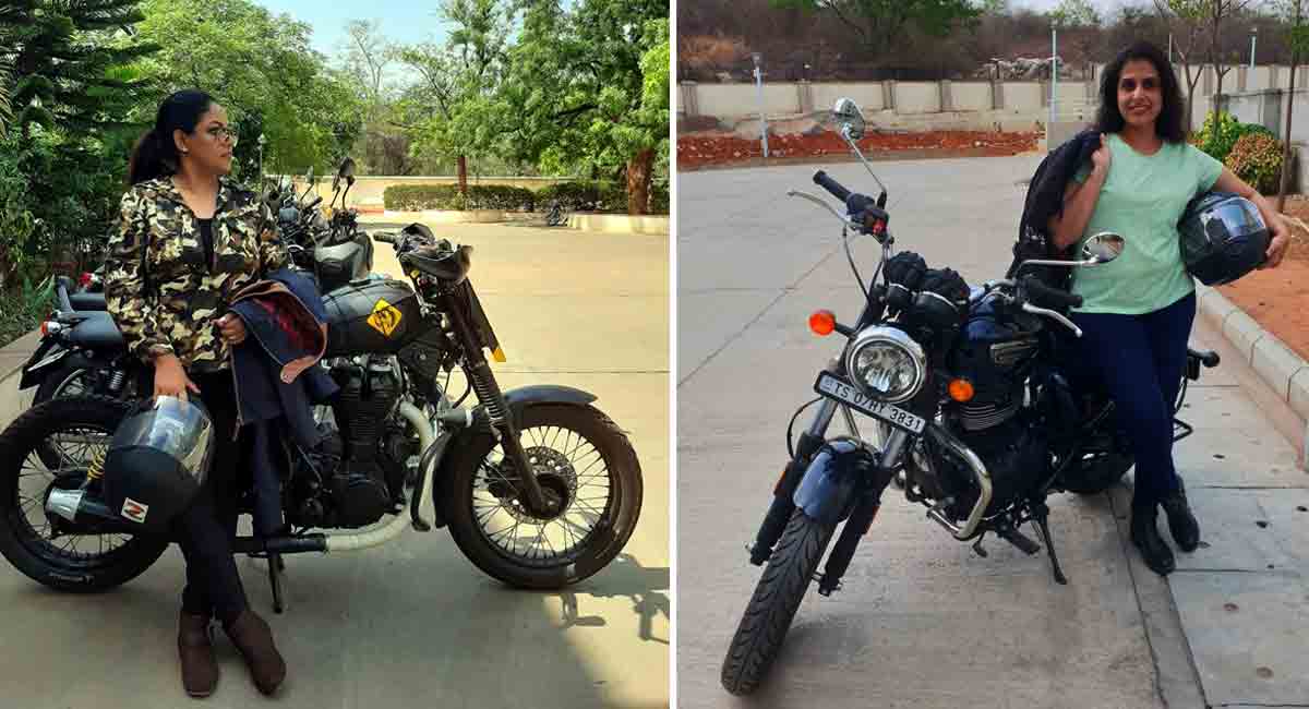 These rider moms from Hyderabad set the right examples