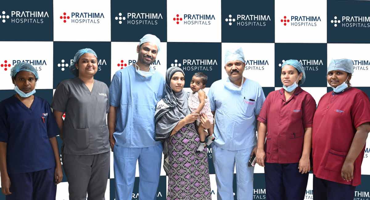 Hyderabad: Liver transplant on 11-month-old baby at Prathima Hospitals