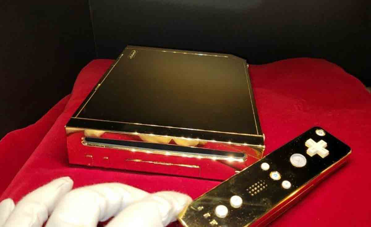‘Gold-plated Nintendo Wii’ is again up for auction