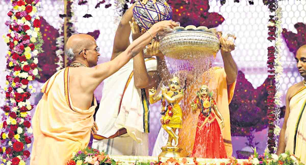 Hyderabad: Six-day Brahmotsavam concludes at Hare Krishna Golden Temple
