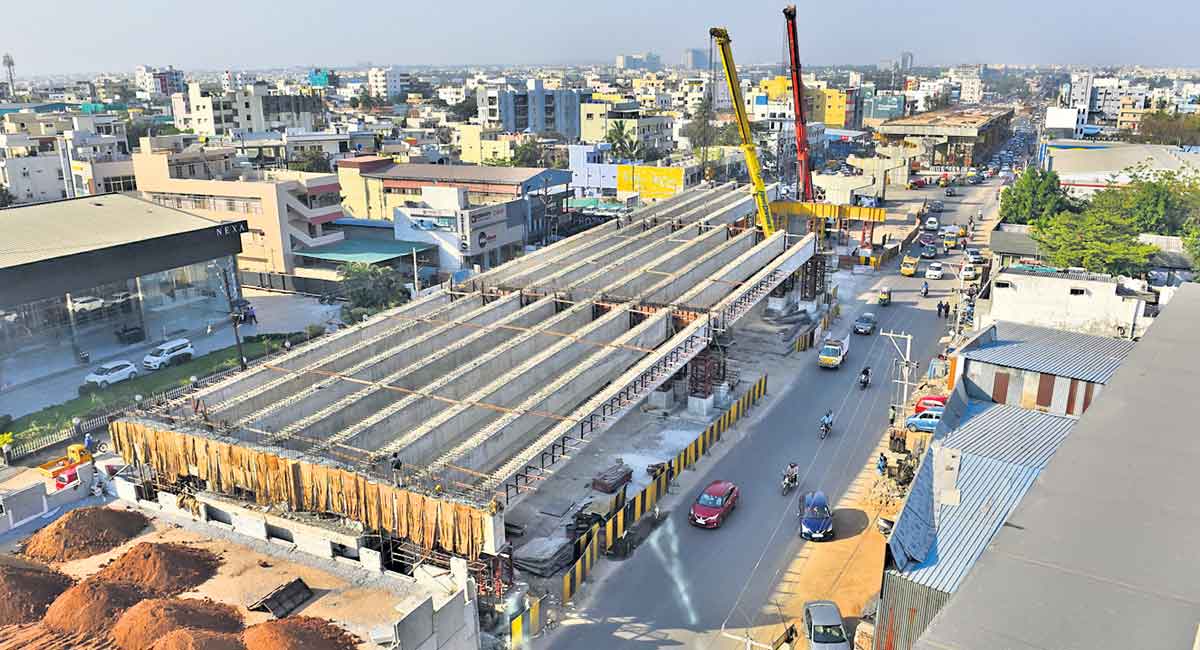 Hyderabad: Nagole flyover to be ready by July