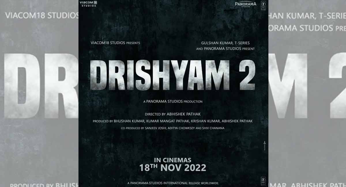 Ajay Devgn, Tabu’s ‘Drishyam 2’ to release on November 18