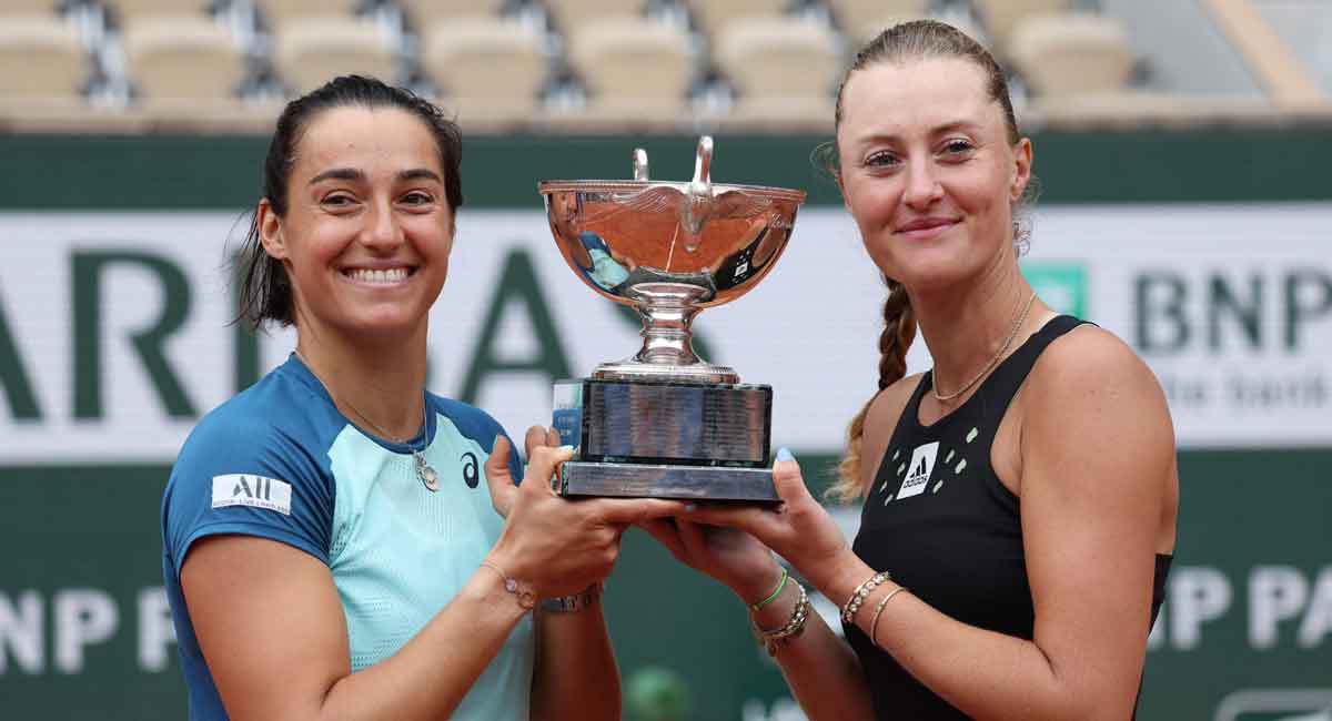 French Open: Caroline Garcia, Kristina Mladenovic clinch women’s doubles title