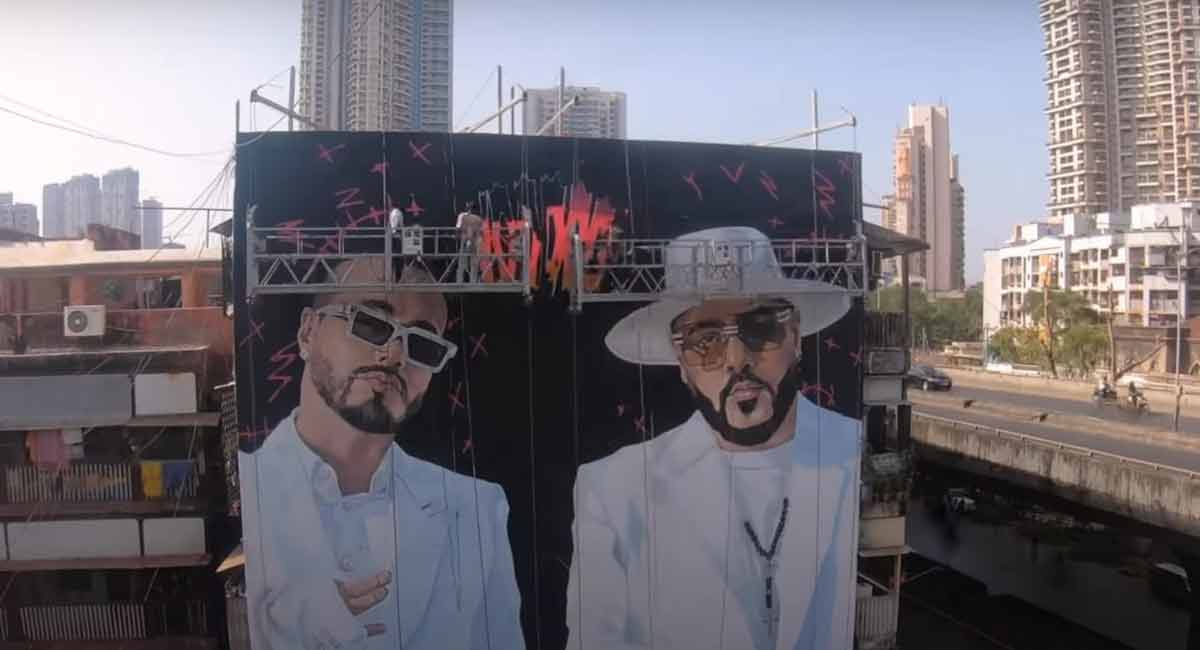 Street artist Man Mauji, Wicked Bros come together to create 50-foot graffiti of Badshah’s hit ‘Voodoo’