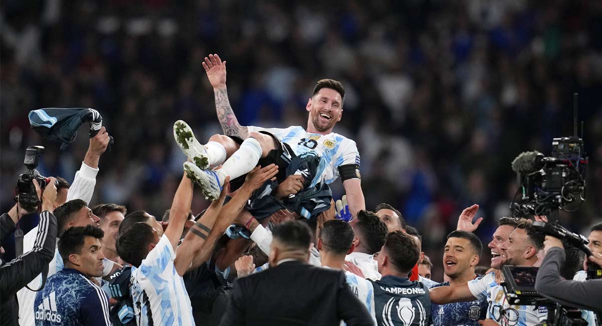 Lionel Messi stars as Argentina dominate Italy to win Finalissima