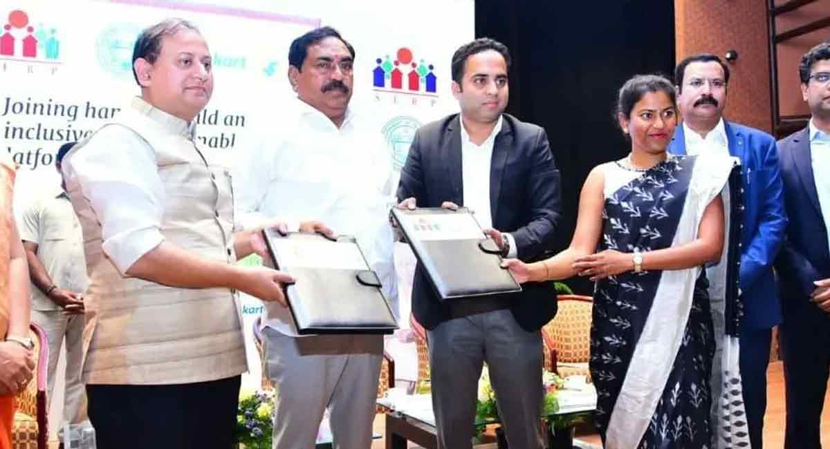 Flipkart inks MoU with Telangana’s SERP to enable market access for FPOs, SHGs