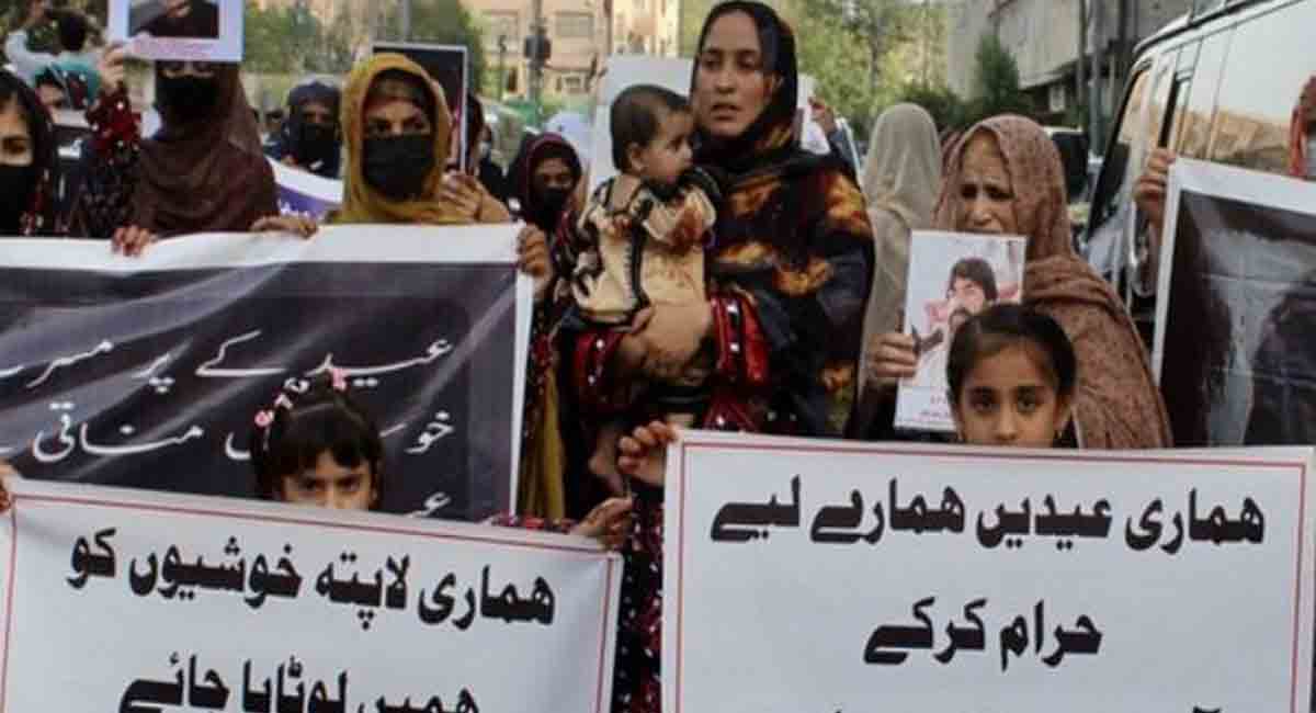 Protest in Germany over Pakistan Army’s atrocities in Balochistan