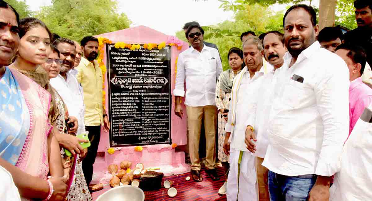 Priority given to lay CC roads in villages under Palle Pragathi: Puvvada