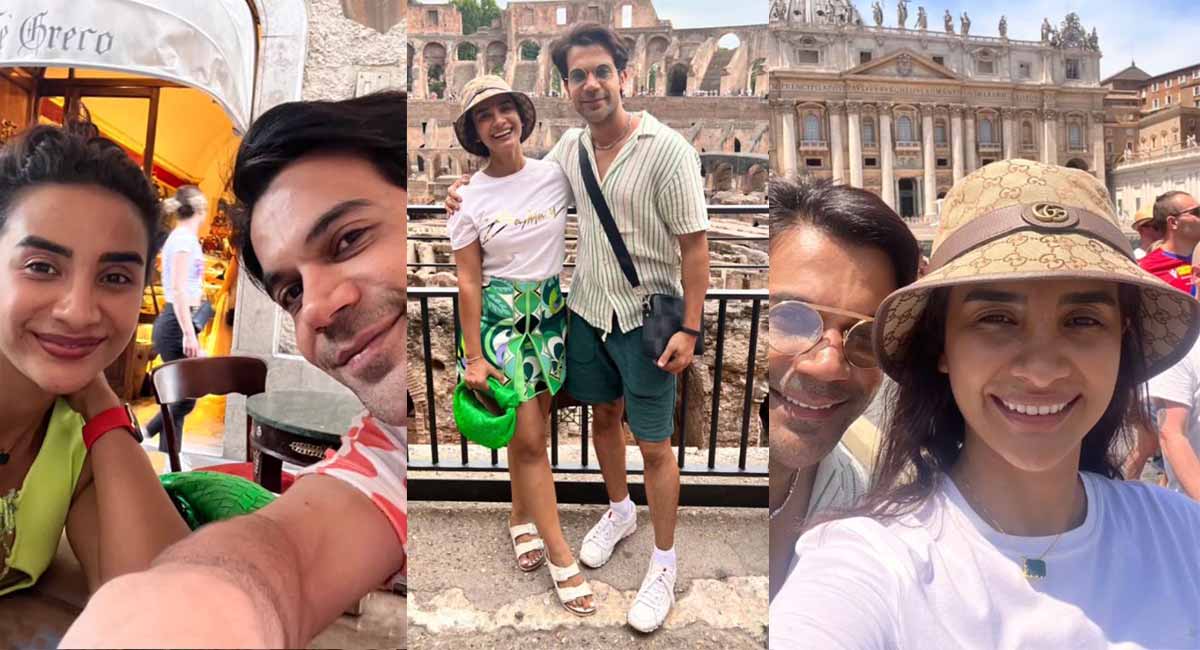 Rajkummar Rao holidays with wife Patralekhaa in Rome