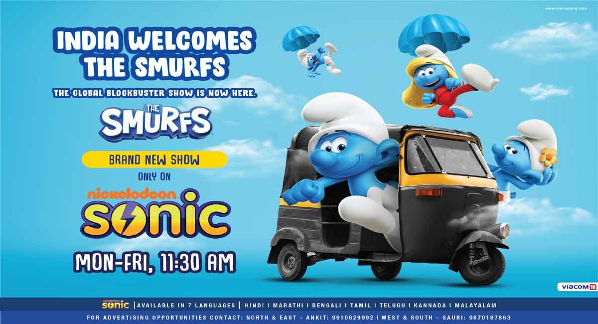 Superhit international show 'Smurfs' makes its way to India on Sonic -  Telangana Today