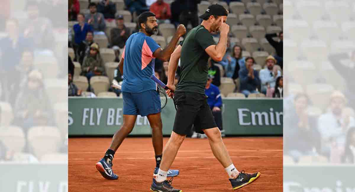 Bopanna-Middelkoop suffer heartbreaking defeat to bow out of French Open