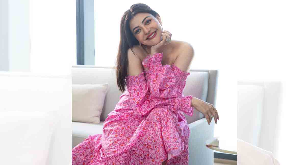 Cute pics of new mom in tinsel town Kajal Aggarwal garner attention