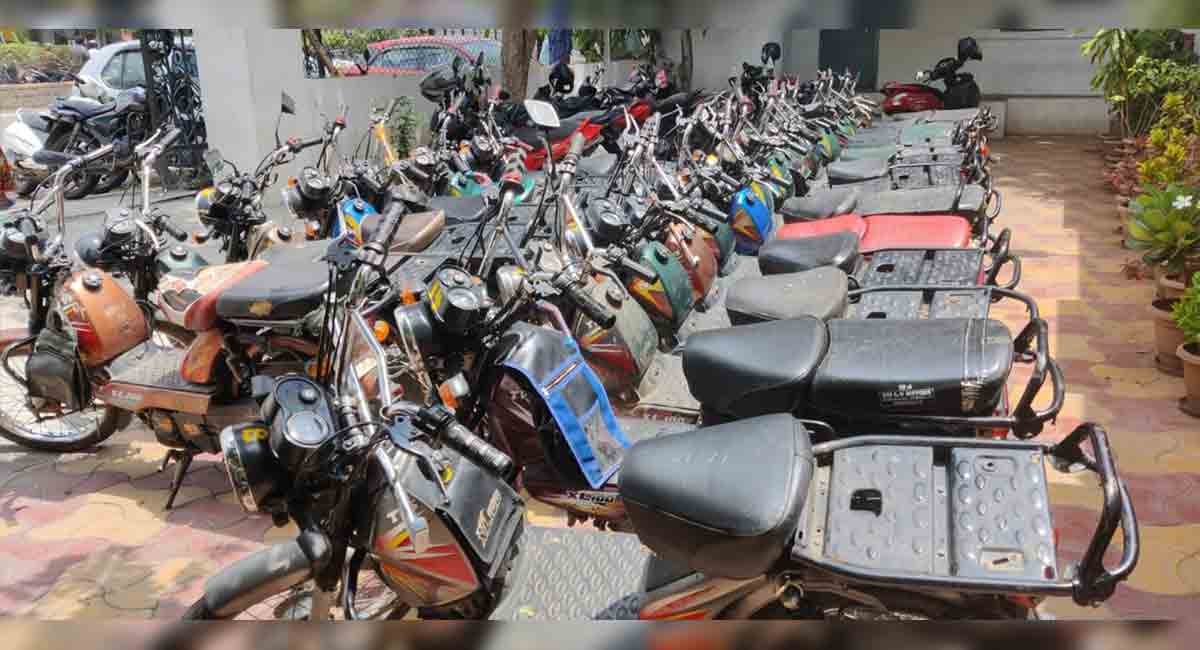 This man in Hyderabad stole only mopeds, 23 of them!