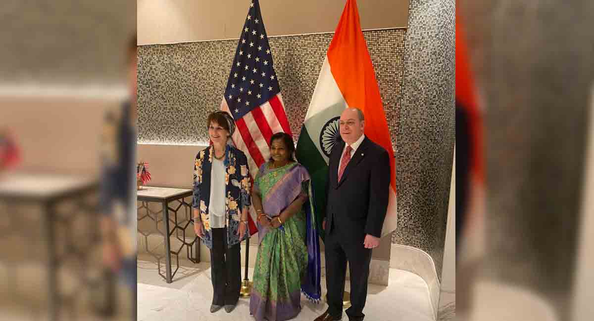 US Chargé visits Hyderabad, celebrates US Independence Day