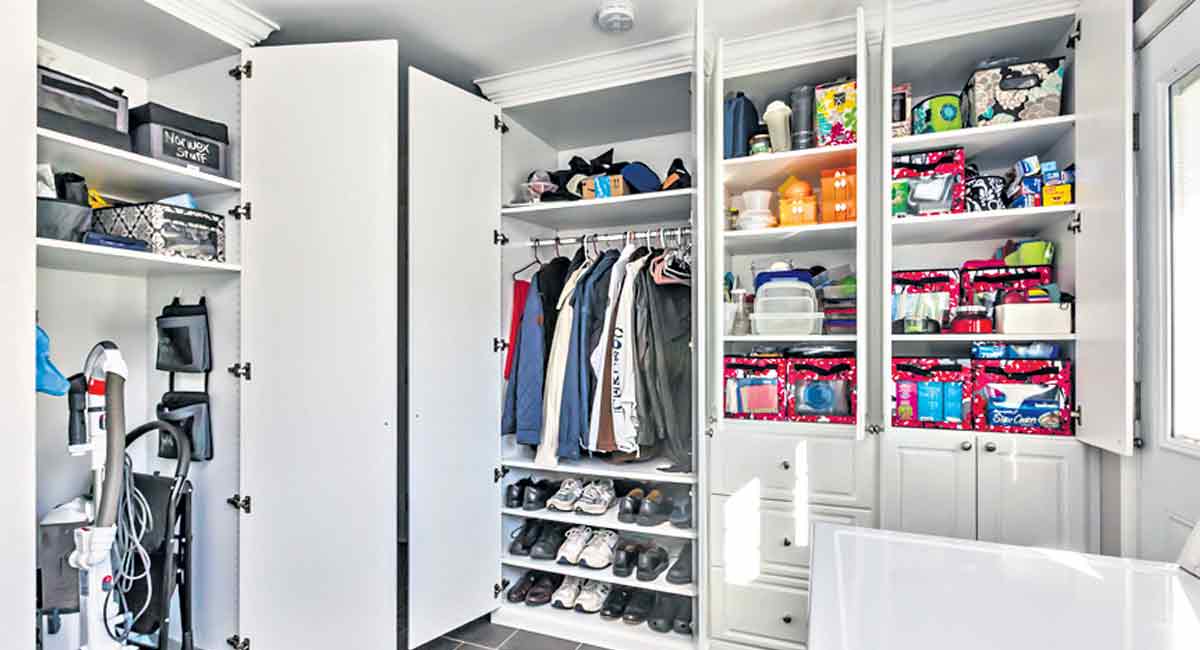 Keep dampness out of closets