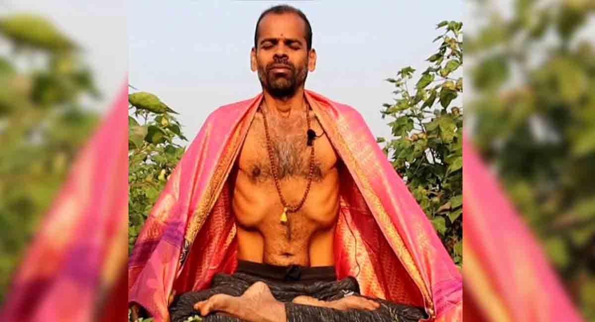 This Mancherial man is a teacher by profession, yoga instructor by passion