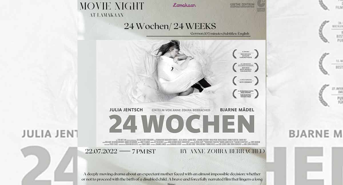 German movie ‘24 Wochen /24 Weeks’ to be screened at Lamakaan 