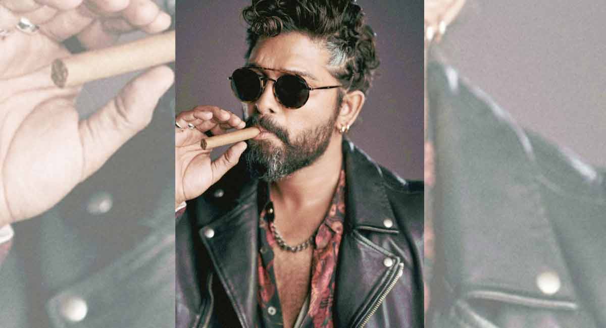From ‘bidi’ in ‘Pushpa’ to gangster cigar, Allu Arjun’s look in ad shoot goes viral