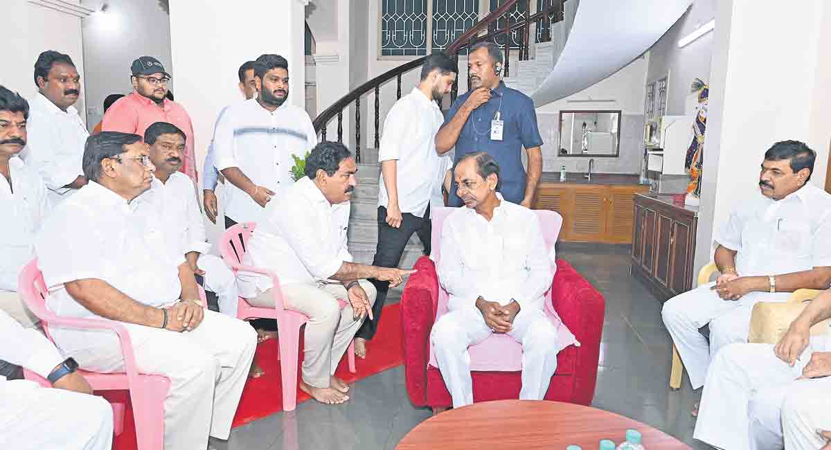 CM KCR announces Rs 1 crore for every flood-affected district