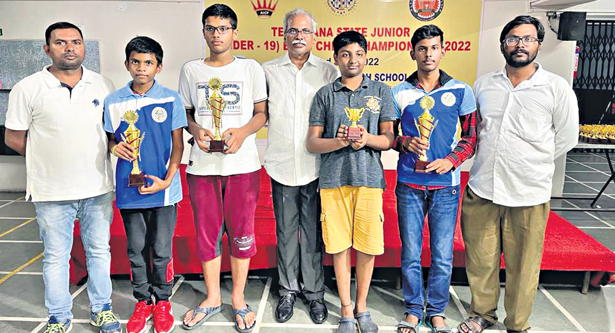 Arjun emerges champion in TS Junior U-19 Boys Chess Championship