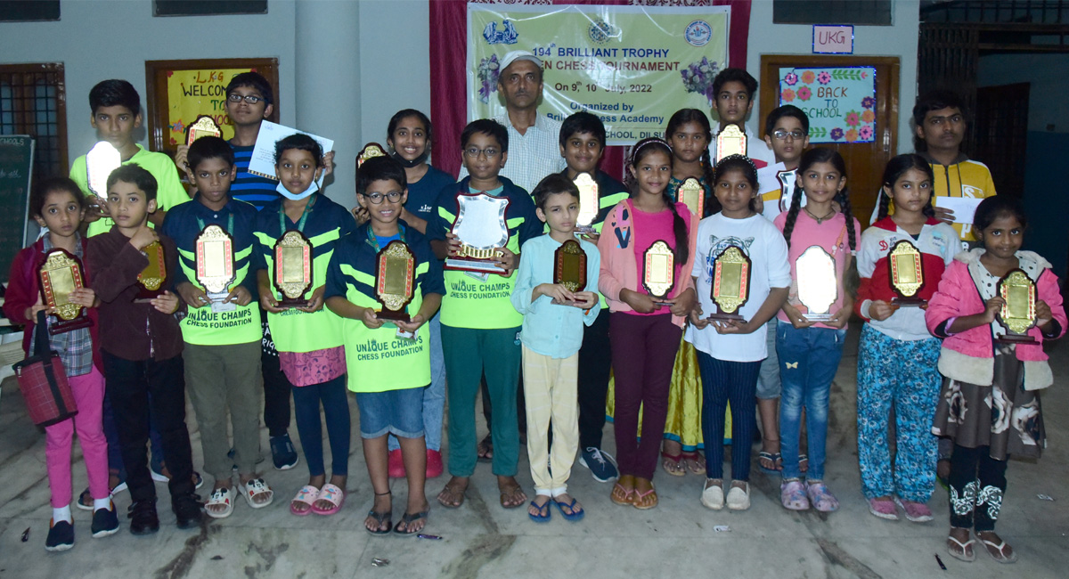 Ritesh bags top honours in Brilliant Trophy Chess Tournament