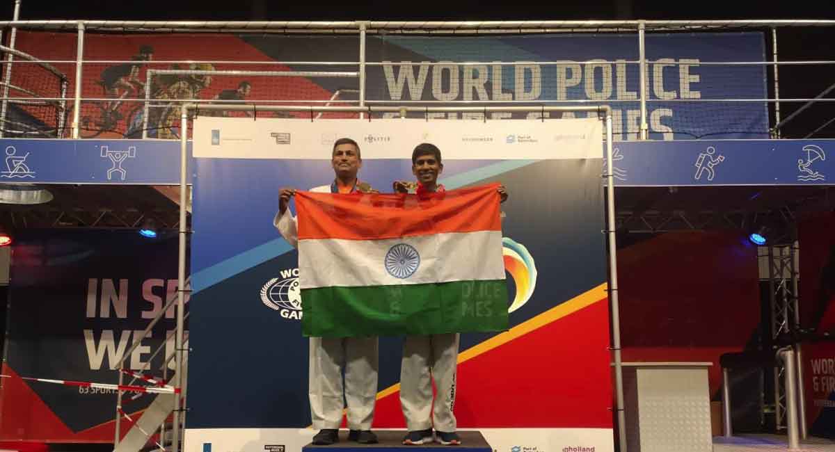 Rachakonda cops bag medals in World Police and Fire Game 2022