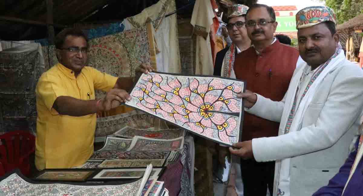 Bihar Craft fair begins at Shilparamam