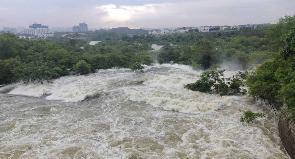 Five of family stuck in Musi river flood rescued by NDRF