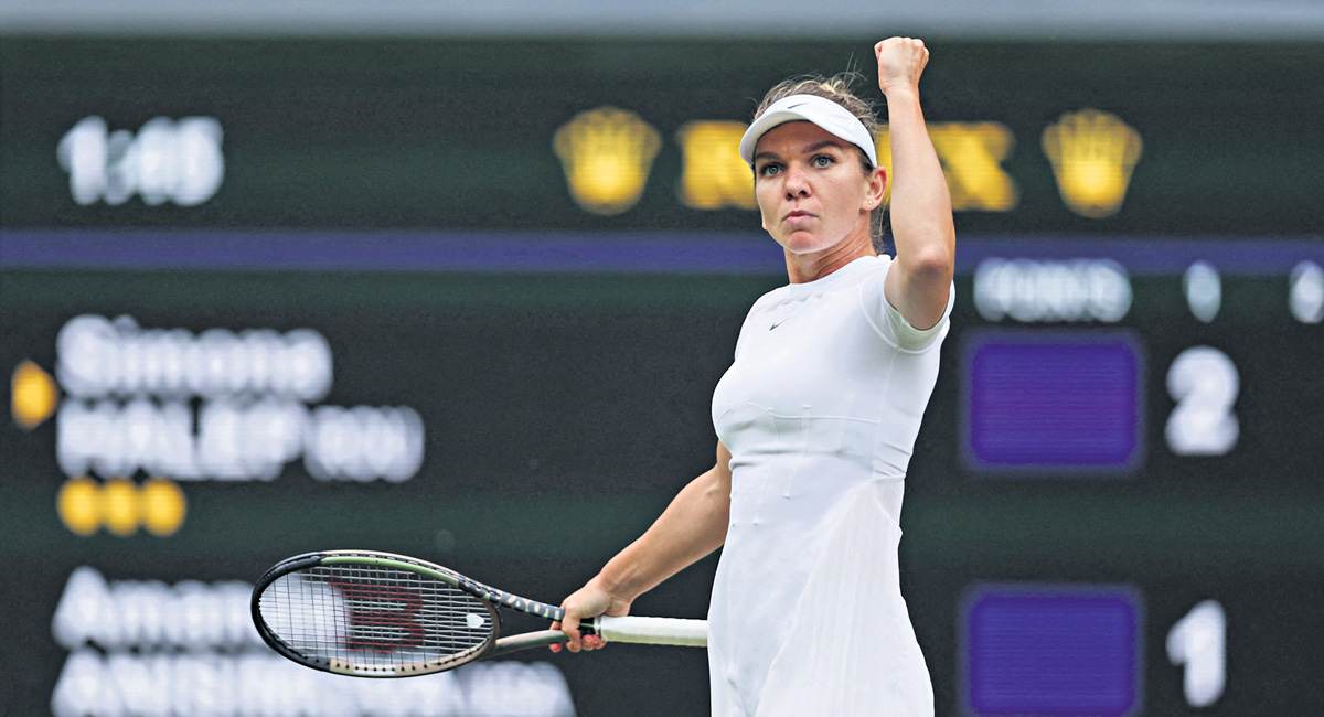 Wimbledon 2022: Halep gets better of Amanda, back in semifinals